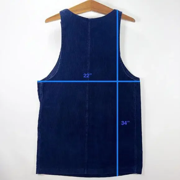 VTG 90’s Motherhood Corduroy Jumper Dress - M - Picture 7 of 7